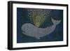 Gold Spraying Whale-Cora Niele-Framed Giclee Print