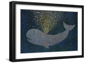 Gold Spraying Whale-Cora Niele-Framed Giclee Print