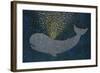 Gold Spraying Whale-Cora Niele-Framed Giclee Print