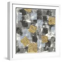 Gold Squares II-Chris Paschke-Framed Art Print