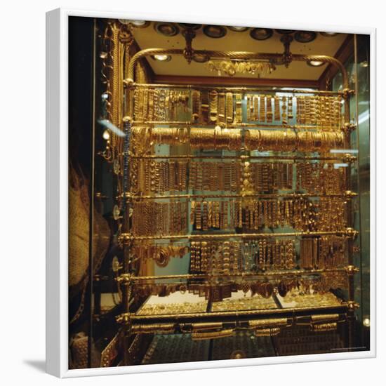 Gold Stall, Hamadiyyeh Souk, Damascus, Syria, Middle East-Christopher Rennie-Framed Photographic Print