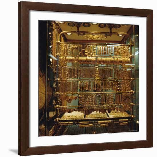 Gold Stall, Hamadiyyeh Souk, Damascus, Syria, Middle East-Christopher Rennie-Framed Photographic Print