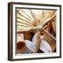 Gold Starfish II-Susan Bryant-Framed Photographic Print