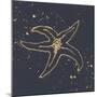 Gold Starfish III-Chris Paschke-Mounted Art Print