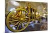 Gold State Coach in the Royal Mews, Buckingham Palace, London, South of England-null-Mounted Art Print