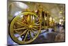 Gold State Coach in the Royal Mews, Buckingham Palace, London, South of England-null-Mounted Art Print