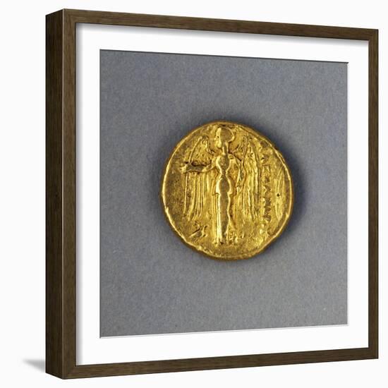 Gold Stater of Alexander the Great, Minted by Mint of Amphipolis, 336 BC-null-Framed Giclee Print