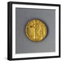 Gold Stater of Alexander the Great, Minted by Mint of Amphipolis, 336 BC-null-Framed Giclee Print