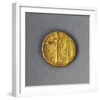 Gold Stater of Alexander the Great, Minted by Mint of Amphipolis, 336 BC-null-Framed Giclee Print