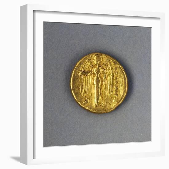 Gold Stater of Alexander the Great, Minted by Mint of Amphipolis, 336 BC-null-Framed Giclee Print