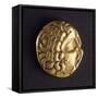 Gold Stater of Cenomani, Region of Le Mans, France, Recto, Gallic Coins-null-Framed Stretched Canvas