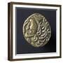 Gold Stater of Parisii, Gauls from Paris Region, Recto, Gallic Coins-null-Framed Giclee Print