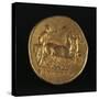 Gold Stater of Philip II Depicting Charioteer Driving Chariot, Verso, Greek Coins BC-null-Stretched Canvas
