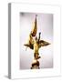 Gold Statue Atop World War I Memorial, Washington D.C, White Frame, Peace Colors-Philippe Hugonnard-Stretched Canvas