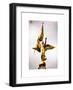 Gold Statue Atop World War I Memorial, Washington D.C, White Frame, Peace Colors-Philippe Hugonnard-Framed Art Print