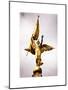 Gold Statue Atop World War I Memorial, Washington D.C, White Frame, Peace Colors-Philippe Hugonnard-Mounted Art Print