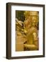 Gold Statue in Wat Krom Temple, Sihanoukville Port, Sihanouk Province, Cambodia, Indochina-Richard Cummins-Framed Photographic Print