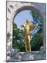 Gold Statue of the Musician Johann Strauss in Vienna, Austria, Europe-Richardson Rolf-Mounted Photographic Print
