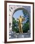 Gold Statue of the Musician Johann Strauss in Vienna, Austria, Europe-Richardson Rolf-Framed Photographic Print