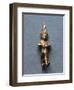 Gold Statuette of Male Divinity-null-Framed Giclee Print