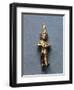 Gold Statuette of Male Divinity-null-Framed Giclee Print