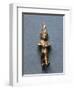 Gold Statuette of Male Divinity-null-Framed Giclee Print
