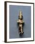 Gold Statuette of Male Divinity-null-Framed Giclee Print