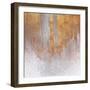 Gold Summer Woods Square-Roberto Gonzalez-Framed Premium Giclee Print