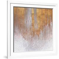 Gold Summer Woods Square-Roberto Gonzalez-Framed Art Print