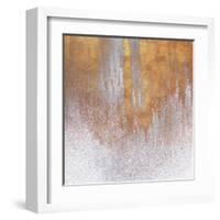 Gold Summer Woods Square-Roberto Gonzalez-Framed Art Print