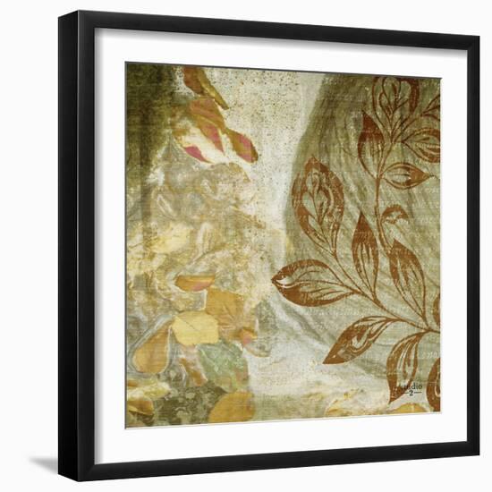 Gold Swirl II-Studio 2-Framed Premium Photographic Print