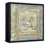 Gold Tapestry I Gold and White-Albena Hristova-Framed Stretched Canvas