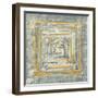 Gold Tapestry I Gold and White-Albena Hristova-Framed Art Print