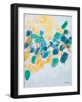 Gold & Teal Internodes-Ann Marie Coolick-Framed Art Print