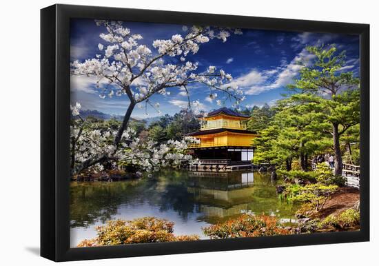 Gold Temple Japan-NicholasHan-Framed Poster