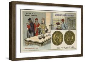 Gold Teston of Louis XII, 1500-null-Framed Giclee Print