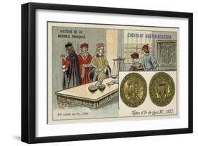 Gold Teston of Louis XII, 1500-null-Framed Giclee Print