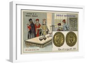 Gold Teston of Louis XII, 1500-null-Framed Giclee Print