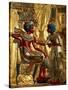 Gold Throne Depicting Tutankhamun and Wife, Egypt-Kenneth Garrett-Stretched Canvas