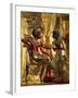 Gold Throne Depicting Tutankhamun and Wife, Egypt-Kenneth Garrett-Framed Premium Photographic Print