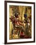 Gold Throne Depicting Tutankhamun and Wife, Egypt-Kenneth Garrett-Framed Photographic Print