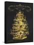 Gold Tree I-Gwendolyn Babbitt-Framed Stretched Canvas