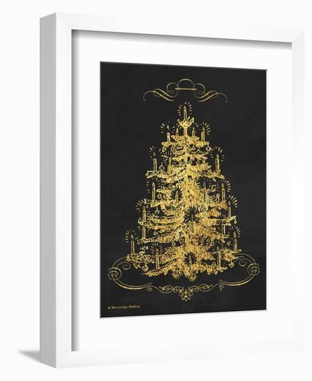 Gold Tree II-Gwendolyn Babbitt-Framed Art Print