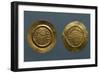 Gold Tremissis of Cunipert, King of Lombards and Italy, Recto and Verso, Lombard Coins, 7th Century-null-Framed Giclee Print