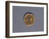 Gold Triens of Reccared I, King of Visigoths, Recto, Visigothic Coins, 6th-7th Century-null-Framed Giclee Print