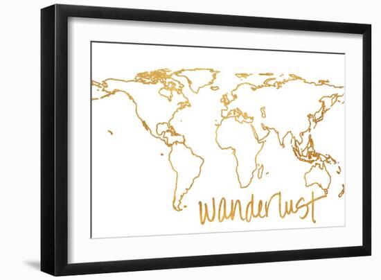 Gold Wanderlust-null-Framed Premium Giclee Print