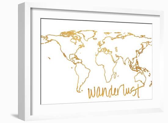 Gold Wanderlust-null-Framed Premium Giclee Print