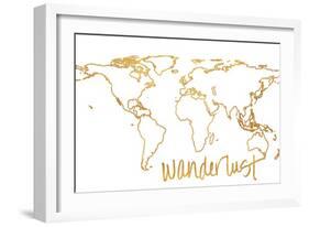 Gold Wanderlust-null-Framed Premium Giclee Print