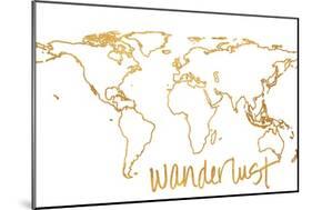 Gold Wanderlust-null-Mounted Premium Giclee Print