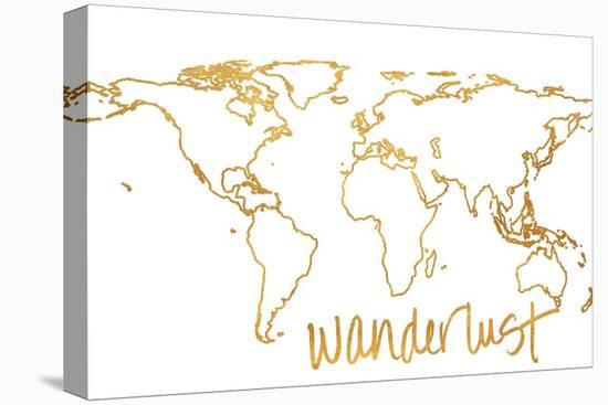 Gold Wanderlust-null-Stretched Canvas